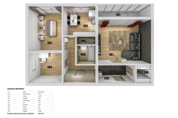 Pronájem bytu 3+1 v osobním vlastnictví 72 m², Praha 5 - Hlubočepy