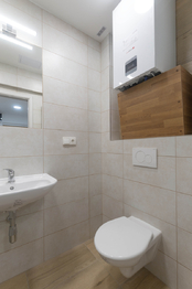 toaleta - Prodej bytu 2+kk v osobním vlastnictví 46 m², Praha 3 - Žižkov