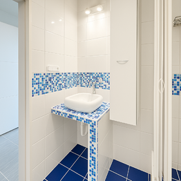 Koupelna - Prodej bytu 2+kk v osobním vlastnictví 48 m², Kladno
