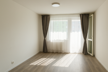 Obývací pokoj - Prodej bytu 2+kk v osobním vlastnictví 48 m², Kladno