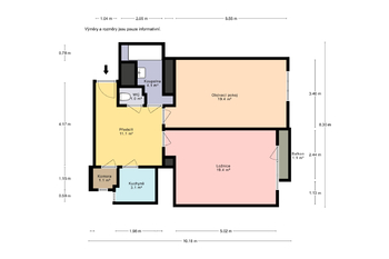 Prodej bytu 2+1 v osobním vlastnictví 60 m², Praha 5 - Košíře