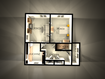 1. patro - Prodej domu 93 m², Dačice