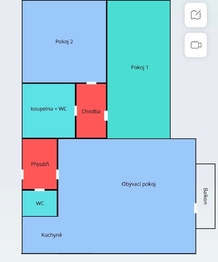 Pronájem bytu 3+kk v osobním vlastnictví 78 m², Praha 9 - Čakovice