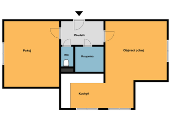 Prodej bytu 2+1 v osobním vlastnictví 50 m², Praha 10 - Záběhlice