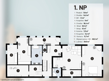 Prodej domu 307 m², Zlosyň