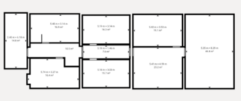 Pronájem kancelářských prostor 186 m², Pardubice