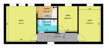 Pronájem bytu 3+kk v osobním vlastnictví 57 m², Chlumec nad Cidlinou