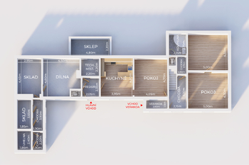 Pronájem domu 164 m², Lesná