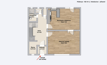 Prodej domu 220 m², Velešovice