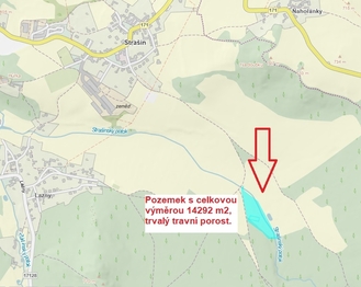 Prodej pozemku 14292 m², Strašín