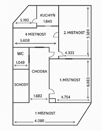 Pronájem kancelářských prostor 108 m², Teplice