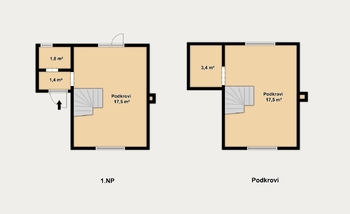 Pronájem chaty / chalupy 51 m², Modřice