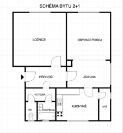 Prodej bytu 2+1 v osobním vlastnictví 75 m², Bohdíkov