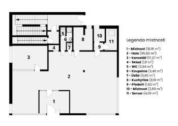 Pronájem obchodních prostor 155 m², Čelákovice