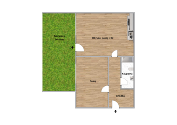 Prodej bytu 2+kk v osobním vlastnictví 54 m², Praha 10 - Hostivař