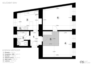 Prodej bytu 2+1 v osobním vlastnictví 68 m², Praha 1 - Nové Město
