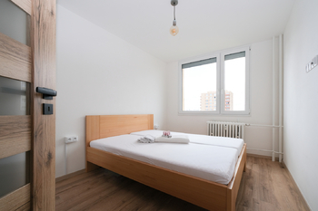 ložnice - Pronájem bytu 3+kk v osobním vlastnictví 67 m², Praha 4 - Braník