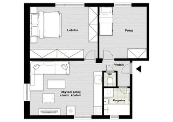 Pronájem bytu 3+kk v osobním vlastnictví 62 m², Ostrava