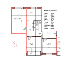 Prodej bytu 3+1 v osobním vlastnictví 72 m², Hradec Králové