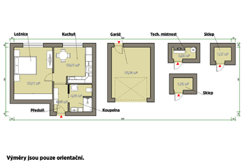 Prodej bytu 1+1 v osobním vlastnictví 57 m², Chodová Planá