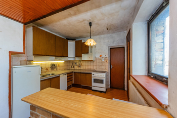 Prodej RD Červený Újezd_kuchyně - Prodej domu 88 m², Červený Újezd