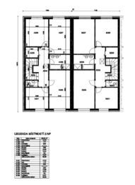 půdorys patro - Prodej domu 165 m², Buštěhrad