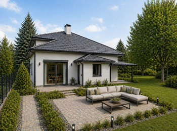 vizualizace domu - Prodej domu 190 m², Vlkaneč