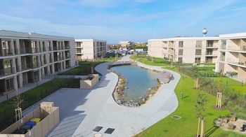 Pohled na bytové domy - Pronájem bytu 2+kk v osobním vlastnictví 73 m², Brandýs nad Labem-Stará Boleslav