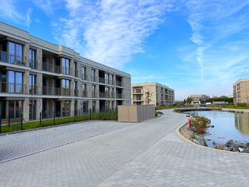 Pohled na bytové domy - Pronájem bytu 2+kk v osobním vlastnictví 73 m², Brandýs nad Labem-Stará Boleslav