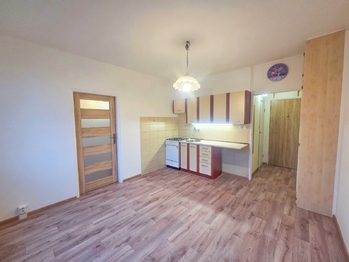 obývací pokoj s kuch.linkou - Pronájem bytu 2+kk v osobním vlastnictví 37 m², České Budějovice