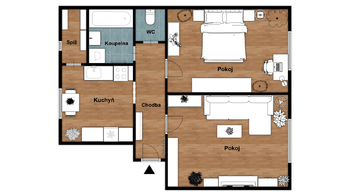 Prodej bytu 2+1 v osobním vlastnictví 60 m², Kolín
