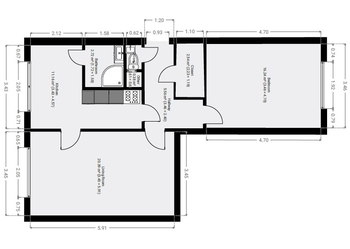 Pronájem bytu 2+1 v osobním vlastnictví 60 m², Děčín