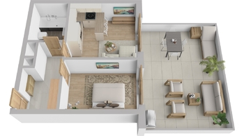 Prodej bytu 2+kk v družstevním vlastnictví 78 m², Praha 9 - Prosek