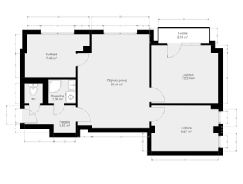 Prodej bytu 3+1 v osobním vlastnictví 60 m², Praha 4 - Modřany