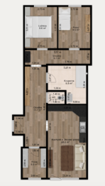 Prodej bytu 4+kk v družstevním vlastnictví 74 m², Nová Včelnice