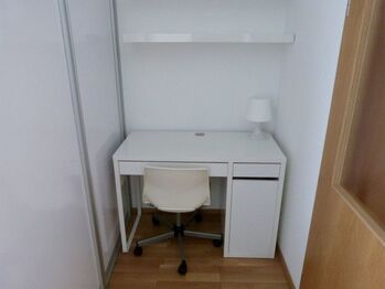 Pracovní koutek - Pronájem bytu 1+kk v osobním vlastnictví 34 m², Praha 10 - Vinohrady
