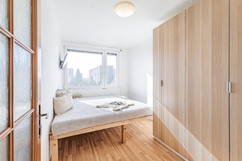 Ložnice. - Pronájem bytu 2+kk v osobním vlastnictví 45 m², Praha 4 - Chodov