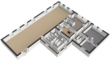 Prodej kancelářských prostor 670 m², Zbrašín