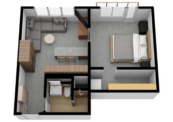 Pronájem bytu 1+1 v osobním vlastnictví 38 m², Tábor