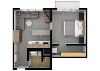 Pronájem bytu 1+1 v osobním vlastnictví 38 m², Tábor