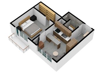 Pronájem bytu 1+1 v osobním vlastnictví 38 m², Tábor