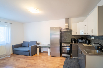 Kuchyň s obyvakem - Prodej domu 197 m², Praha 8 - Ďáblice