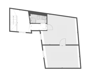 Půdorys 1.patro - Prodej domu 130 m², Chlumec nad Cidlinou