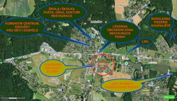 Kompletní občanská vybavenost - Prodej bytu 3+kk v osobním vlastnictví 80 m², Mukařov
