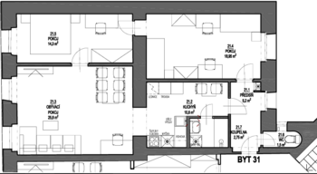 Pronájem bytu 3+1 v osobním vlastnictví 83 m², Praha 5 - Smíchov