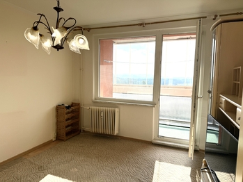 obývací pokoj - Prodej bytu 2+1 v osobním vlastnictví 64 m², Mariánské Lázně