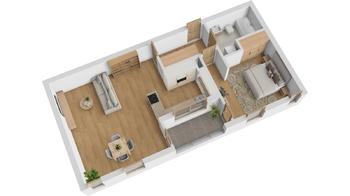 Pronájem bytu 2+kk v osobním vlastnictví 68 m², Praha 4 - Podolí