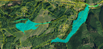 Prodej pozemku 23456 m², Vsetín