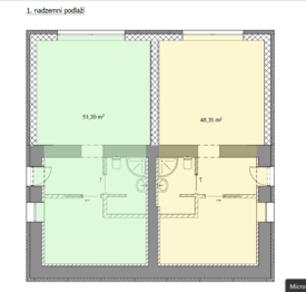 Pronájem bytu 2+kk v osobním vlastnictví 101 m², Všenory