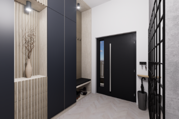 Vstupní chodba - vizualizace - Prodej domu 164 m², Františkovy Lázně